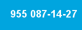 955 087-14-27 955 087-14-27